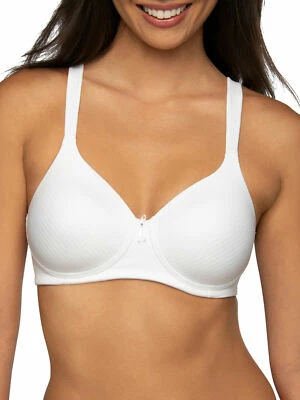 Radiant by Vanity Fair Women's Full Coverage Comfort Wire-Free Bra, White, 40DD - Image 1 of 4