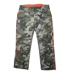 Leggings sportivi Lauren Ralph Lauren Active donna medio mimetico arancione Capri - Foto 1 di 15