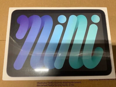 Apple iPad mini (6th Generation) A2567 64 GB, Wi-Fi, 8.3 in - Space Gray New Box - Image 1 of 2