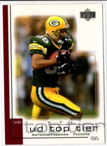 2001 Upper Deck UD Top Tier Antonio Freeman No. 65 Green Bay Packers - Bild 1 von 2