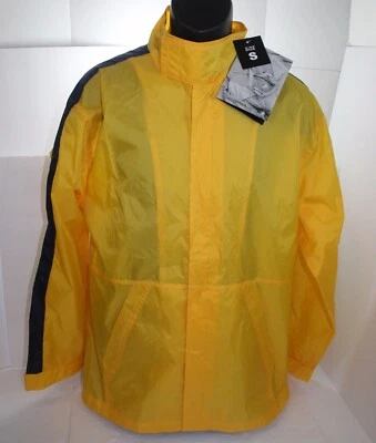 NUEVO CON ETIQUETAS $42 Tri-Mountain 1300 Forerunner Amarillo Nylon Resistente al Agua Chaqueta Pequeña Foto 1 de 4