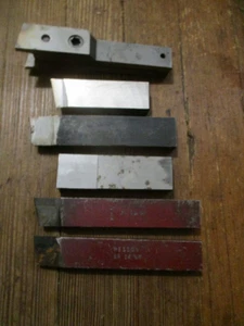 6 Pezzi Utensili da Taglio Tornio Macchinista 1" x 6" Varie Forme e Lunghezze Bello #2! - Foto 1 di 12