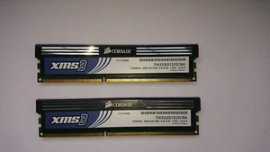 CORSAIR 2GB (2 X 1GB) XMS3 DDR3 1333MHZ RAM KIT. - Picture 1 of 4