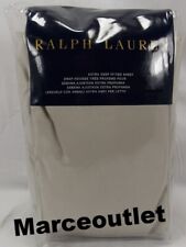 Ralph Lauren Palmer 464 Thread Count Queen Fitted Sheet Pale Flannel Gray