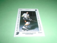 2011 Quebec Pee-Wee Tournament Danone JEAN-PIERRE DUMONT CANADIENS MONTREAL