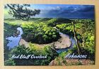 Postcard AR:  Arkansas- Red Bluff Overlook.