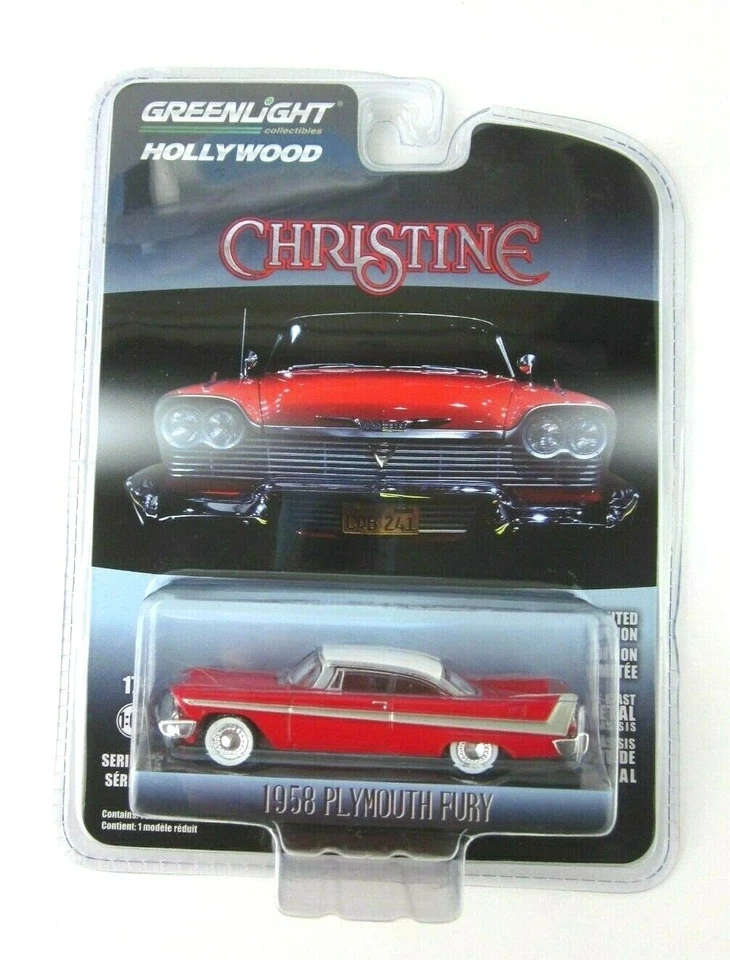Greenlight 1/64 Hollywood 23 Christine 1958 Plymouth Fury 44830C