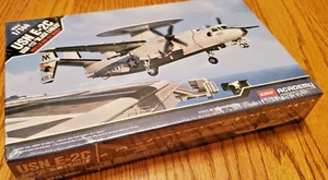 Academy US NAVY E-2C HAWKEYE VAW-113 Black Eagles 1:144 Model Airplane Kit - Picture 1 of 2
