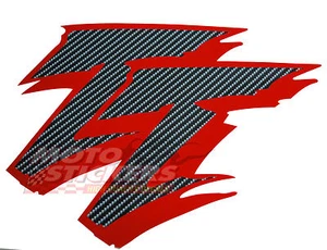 stickers Moto - Pair stickers for Yamaha TT 600e effect carbon - Picture 1 of 1