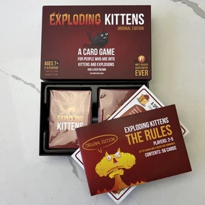 Exploding Kittens NEW Card Game 2015 Original Edition Sealed Cards Open Box - Picture 1 of 7