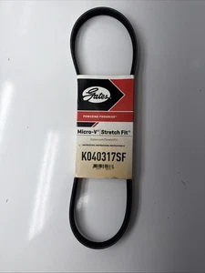 Serpentine Belt-Premium OE Stretch Fit Micro-V Belt Gates K040317SF - Picture 1 of 4