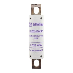LITTELFUSE L70-S40 SEMICONDUCTOR FUSE, 200-KAIC, 700VAC/650VDC, 40-AMP - Picture 1 of 1