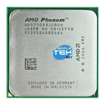 Amd Phenom X4 9750 Am2+ Processore Cpu 125w Quad Core Hd9750xaj4b Ricondizionato - Immagine 1 di 4