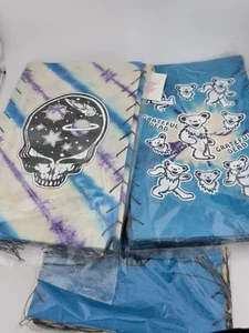 Grateful Dead Decoration Ceiling Hanger Set Of 3 Stealie Bear 13 Bolt Hippy Lot - Picture 1 of 4