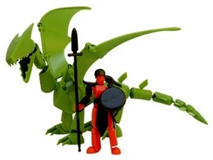 Stikfas 3" Mini Figure: Beta Female with Dragon - Picture 1 of 1