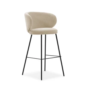 Pack de 2 taburetes modelo Rebeca acabado beige, 99cm(alto) 53cm(ancho) 56cm (la - Imagen 1 de 1