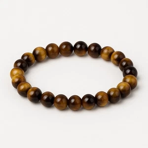 Tigerauge Armband 8mm – Schutzstein für Mut, Klarheit und innere Stärke - Bild 1 von 1