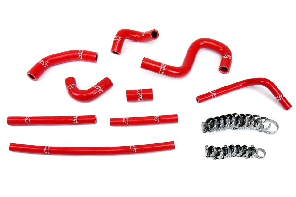 HPS Red Silicone Heater Hose Kit For 96-02 Toyota 4Runner with rear heater - Image 1 of 1