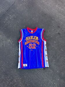 Harlem Globetrotters Jersey Authentic Big Easy #52 Stitched Basketball Sz Large