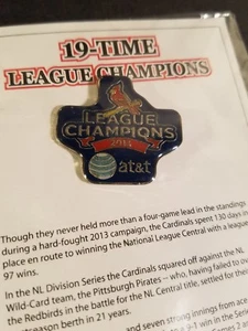 2013 ST. LOUIS CARDINALS - 19 TIME LEAGUE CHAMPIONS - Picture 1 of 2