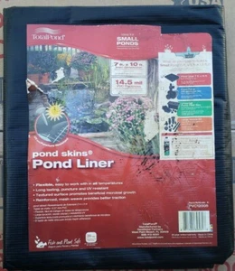 Forro de estanque TOTALPOND 7 pies x 10 pies 14,5 millas de grosor poliéster fuerte ligero - Imagen 1 de 3