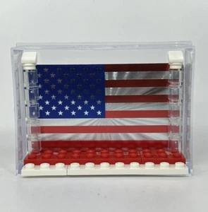 Vitrina de minifiguras Force Pack coleccionable para Lego bandera de Estados Unidos - Imagen 1 de 5