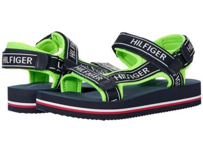 Nuevas sandalias de plataforma plana Tommy Hilfiger Twnurii para mujer con logotipo de firma correas 9 Foto 1 de 4