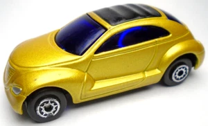 MAISTO PLYMOUTH PRONTO CRUISER YELLOW / GOLD 1:64 DIECAST 2 5/8" CAR SILVER RIMS - Picture 1 of 6