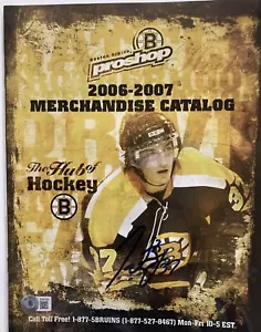 Patrice Bergeron signiertes Magazin BAS COA Autogramm #BH047652 Boston Bruins - Bild 1 von 2