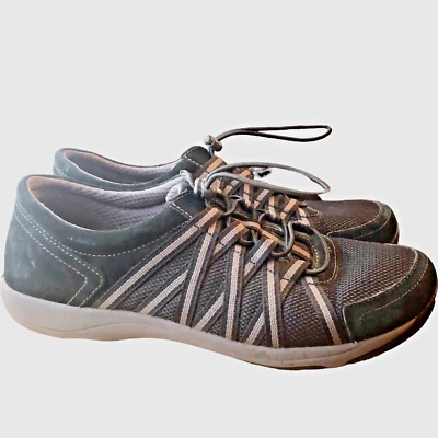 Dansko Honor Shoes Women’s Size 41 US10.5/11 Comfort Oxford Black Suede Sneakers - Image 1 of 4