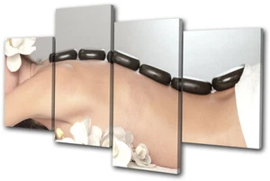 Stampa quadro Beauty Spa Stones bagno MULTI CANVAS WALL ART - Foto 1 di 1