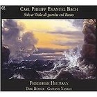 Heumann Borner Nasillo - Cpe Bach: Solo A Viola Di Gamba Col Bass [CD]
