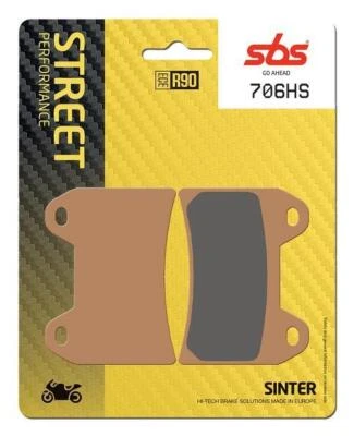 SBS 706HS FRONT Sinter Brake Pads For DUCATI	Monster Dark i.e., s i.e.	800	2003  - Image 1 of 2