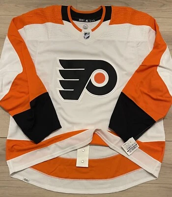 NUEVA Camiseta Adidas MiC Philadelphia Flyers Team Edición Auténtica Blanca Road Pro 60 Foto 1 de 4