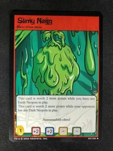 Neopets Juego de cartas coleccionables Slimy Negg 64/100 Return of Dr Sloth Artículo poco común - Imagen 1 de 2