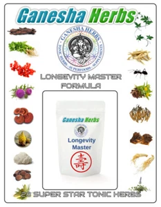 LONGEVITY MASTER ADAPTÓGENO FÓRMULA EXTRACTO POLVO 28 HIERBAS SUPER TÓNICAS! 100g. - Imagen 1 de 4