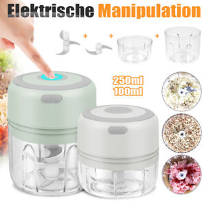 Küche Mixer Elektrisch Zwiebelschneider 350ml Mini Multi Gemüsezerkleinerer Set
