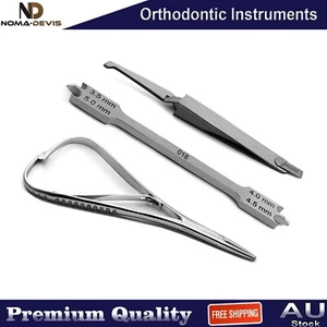 Dental Mathieu Forceps Bracket Height Gauge Orthodontic Tools Bracket Tweezers - Picture 1 of 4