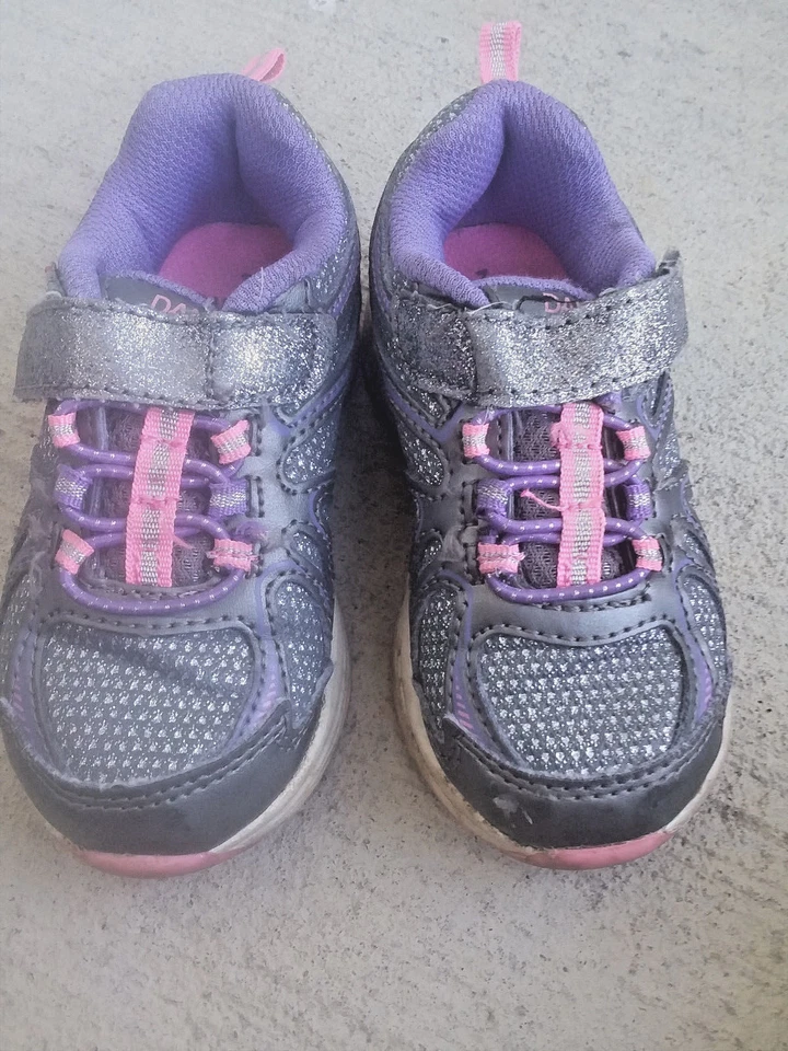 Danskin Now Glitter toddler girl sneakers size 7 - Image 1 of 4