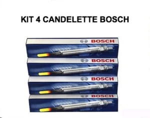N° 4 Candelette BOSCH 0250201039 Fiat Ducato 1.9 2.5 TD - Picture 1 of 1