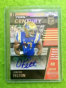 DEMETRIC FELTON AUTO PRIZM ROOKIE CARD #/25 SP AUTOGRAPH 2021 Elite MAKE A OFFER - Picture 1 of 12
