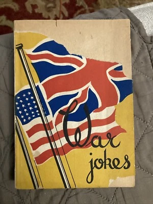 WW2 Humor Vintage Trade Pb, War Jokes by Loar, Belgian 1st 1944 (SIGNED), G Foto 1 de 4