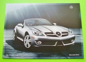 MERCEDES BENZ SLK ROADSTER COUPE 2010 14-pg BROCHURE con SELEZIONI COLORI nr-MINT - Foto 1 di 7