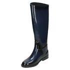 Damen Spot On Reitstiefel Stil Gummistiefel X1R116