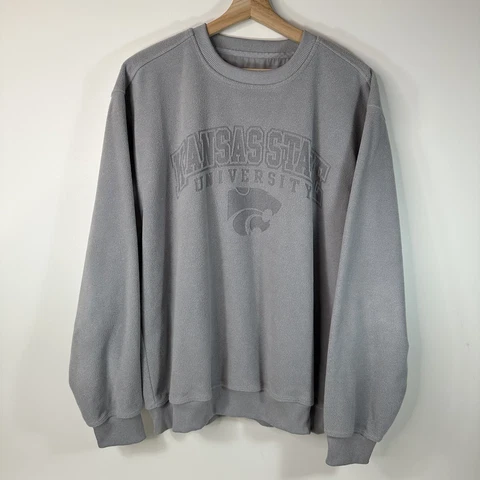 Vintage Gear for Sports Kansas State Wildcats Sweatshirt Fleece Mens Large L Cover