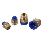 4pcs Pneumatic Push-to-Connect Fittings