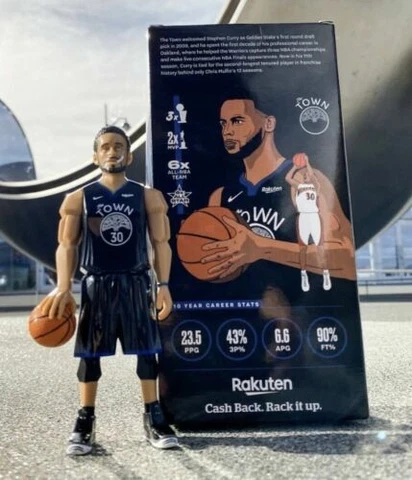Golden State Warriors Stephen Curry Action Figure 2-10-2020 no Steph Bobblehead Cover