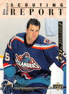 1995-96 Upper Deck Electric Ice Gold #257 Brett Lindros - Image 1 of 2