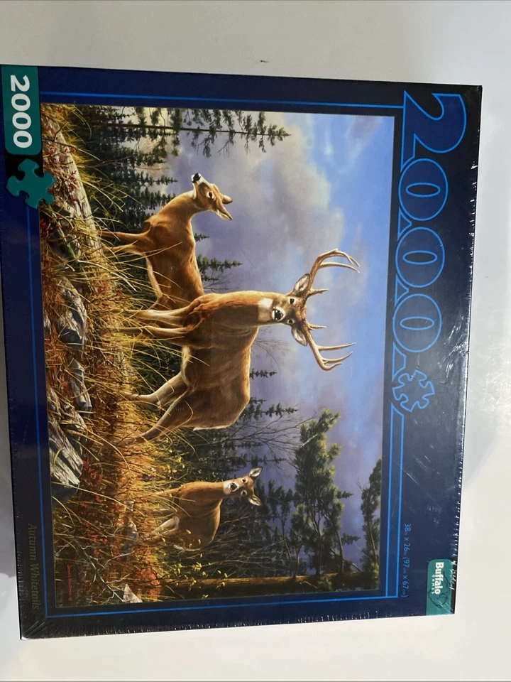 Puzzle 2000 Piezas Colas Blancas Otoño Nuevo Precintado Foto 1 de 2