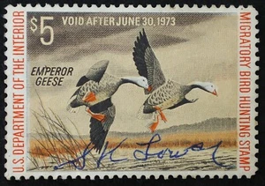 U.S. Used Stamp Scott #RW39 $5 Federal Duck Hunting. Superb. A Gem! - Picture 1 of 2